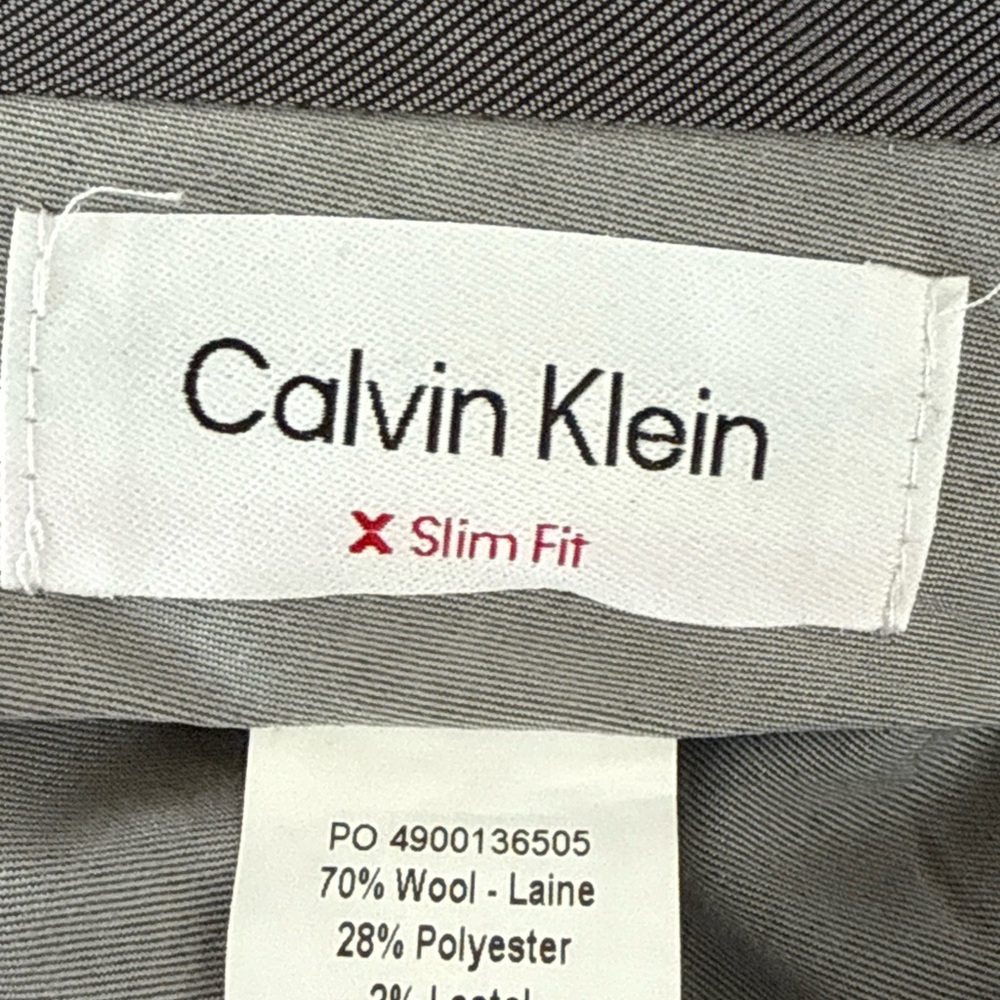 Calvin Klein Black and Wine Red Plaid Pants NWT - Picture 9 of 10